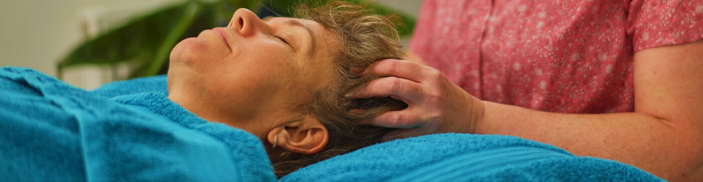 Indian Head Massage on Couch